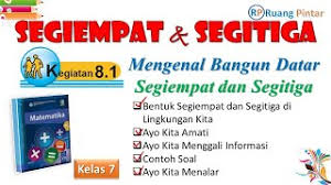 Paket soal sd lengkap + kunci cuma 100 ribu. Segiempat Dan Segitiga Kegiatan 8 1 Mengenal Bangun Datar Segiempat Dan Segitiga Youtube