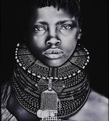 Black And White African Art Pin By Michael Gray On Face Africa Art African Art African People