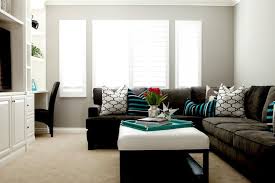 Living Rooms Windsor Smith Riad Gray Walls Espresso Microfiber Sectional Sofa White Leather Tufted Living Room Decor Brown Living Room Living Room Sectional