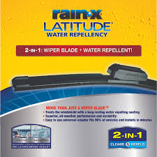 rain x latitude water repellency 2 in 1 windshield wiper blade 15 inch refill replacement 5079273 2