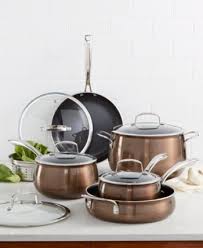 Belgique Closeout Aluminum 11 Pc Cookware Set Created For Macy S Reviews Cookware Kitchen Macy S Cookware Set Fun Cooking Pots And Pans