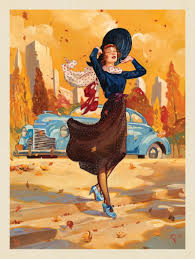 This Classic Illustration Is An Original Oil Painting By Artist Kai Carpenter Retro Art Old Art Painting