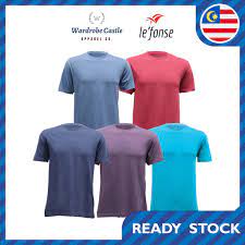 T shirt lelaki biru turquoise. Lefonse 100 Cotton Heater Series T Shirt Baju Lelaki Perempuan Rc04 Maroon Light Blue Purple Dark Turquoise Blue Shopee Malaysia