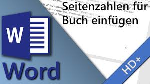 Der assistent bietet ihnen dabei die auswahl , ob sie die seitenzahl am seitenanfang ( kopfzeile ), seitenende (fußzeile) oder den seitenrändern positionieren möchten. Word Seitenzahlen Fur Buch Einfugen Youtube