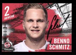 Benno Schmitz autograph card 1 FC Cologne 2020-21 original signed
