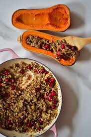 In the uk, the main christmas meal is usually eaten at lunchtime or early afternoon on christmas day. Christmas Vegan Stuffed Butternut Squash Alphafoodie