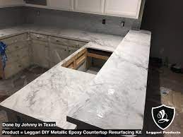 Diy White Marble Countertop Kits Right Over Your Existing Countertops Only 1 Day Install 17 Metallic Col Epoxy Countertop Resin Countertops Countertops