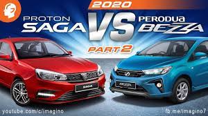 Perodua bezza lava red vs proton saga baru fire red which 1 your choice? Perodua Bezza Vs Proton Saga 2020 Part 2 Youtube
