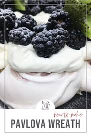 Christmas Pavlova Wreath Recipe Recipe Pavlova Pavlova Recipe Christmas Pavlova