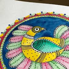 Art Is A Meditation Learn Madhubani Painting Make Your Self Creative And Relax Madhubani Art Painting Creative Madhubani Painting Madhubani Art Jr Art