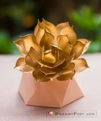 How To Make Paper Succulent Free Pdf And Svg Template