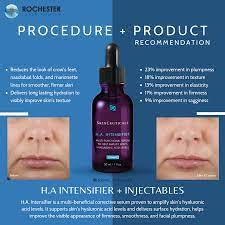 Skinceuticals hyaluronic acid intensifier is a daily serum that claims to boost the hyaluronic acid levels in the skin which in turn improves skin hydration. Ha Intensifier Is One Of Our Most Popular Skinceuticals Products It S Especially Great As A Complement To Your Botox Improve Skin Texture How Does Botox Work