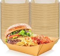 Amazon.com: MotBach 100 Pack 4LB Paper Food Boat Trays ...