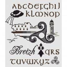 Consultez notre catalogue de produits dédiés à la broderie point de croix, canevas, nappe, tapis point noué, coussin. Abecedaire Kits De Points De Croix Abecedaires Broderie
