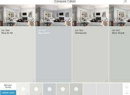 I can't really see much a difference between the two paint colors. Choosing A Shade Of Gray