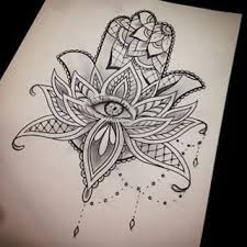 Hamsa Lotus Tattoo Google Search Tattoos Hamsa Tattoo Sleeve Tattoos