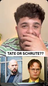 Another round of Tate or Schrute? Identity theft is not a joke Andrew!!!  #comedy #usoffice #office #jokes #andrewtate #dwightschrute #dwight #tate  #funny