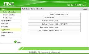 If you are logged in, type the following command. Zte Zxhn H108n Login Default Admin Router Page Wisair