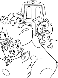 Dogs love to chew on bones, run and fetch balls, and find more time to play! Online Coloring Pages Coloring Page Sully And Boo Coloring Pages Monsters Inc Download Print Coloring Page