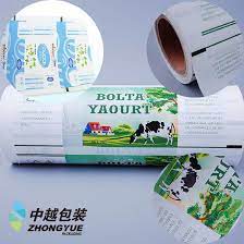 China Customize Logo Printing Pe Milk Sachet Film Plastic Film Roll For Milk Sachet China Plastic Film Milk Film