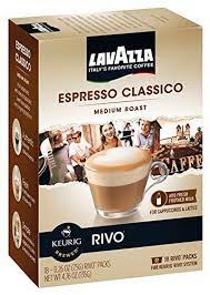 Compact and easy to use, with a lavazza coffee machine it is easy to make a professional italian espresso right in your own home or office: Lavazza Espresso Classico For Keurig Rivo System 0 26 Oz Pack Of 18 Lavazza Espresso Lavazza Coffee Roasting