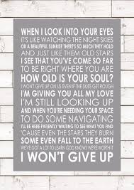 I Won T Give Up Jason Mraz Word Typography Words Song Lyric Lyrics Music Art Ebay Oasis Lyrics Music Lyrics Art Song Lyrics