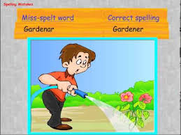 Spelling Mistakes Identify Miss Spelt Words And Correct Them Youtube