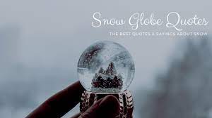 It brings people together while time stands still. share your favorite snow globe quote with me in the comments section below. Snow Globe Quotes And Sayings Geez Gwen