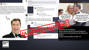 Juni wurden in deutschland 1.069.521 impfdosen verabreicht. Maskenpflicht Befeuert Alte Falschbehauptung Uber Soders Frau Br24