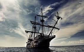 Pirates Of The Caribbean The Curse Of The Black Pearl Hd Wallpaper The Black Pearl Pirates Of The Caribbean In 2020 Black Pearl Ship Sailing Ships Pirates Of The Caribbean