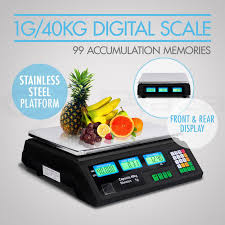 emajin 40kg digital kitchen scale electronic weighing shop market commercial lcd digital food scale food scale kitchen essentials