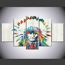 Maybe you would like to learn more about one of these? Colorful Chief Multi Panel Canvas Kunstproduktion Kunstwande Kunstdruck