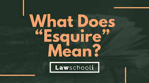 In the us, attorney applies to any lawyer. What Does Esquire Mean Lawschooli