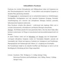 Schizoaffektive Psychose Doccheck Flexikon