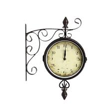 Great savings & free delivery / collection on many items. Truu Design Vintage Double Sided Iron Bistro Clock Walmart Canada