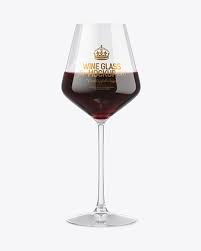 Download Red Wine Glass Mockup In Cup Bowl Mockups On Yellow Images Object Mockups PSD Mockup Templates