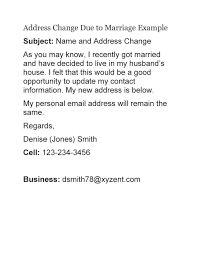 Sample change of address letter to official entity. 49 Best Change Of Address Letters 100 Free á… Templatelab