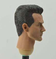 1/6 skala Sammeln Terminator 2 Judgement Day Flüssigkeit Metall Roboter  T1000 Robert Patrick Kopf Sculpt Geschnitzte Modell für 12'' Körper