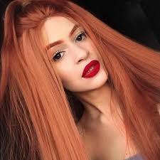 💕22” COPPER RED BODY WAVE LACE-FRONT WIG *…NEW