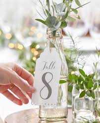 7 Memorable Wedding Table Number Ideas Party Delights Blog Creative Wedding Table Numbers Wedding Numbers Wedding Bottles