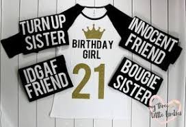 Birthday Shirts For Adults Personalized Birthday Squad Shirts For Group Women S Birthday Girl Shirt Party Shirt S For Adults 21st Birthday Shirts For Friends Black 21st Birthday Shirts Birthday Themes For Adults Birthday Squad Shirts