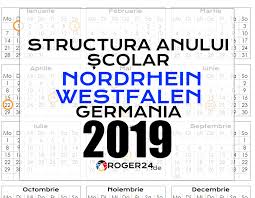 Les dates des congés scolaires sont fournies à titre indicatif, telles qu'elles sont communiquées par le ministère de l'éducation nationale. Structura Anului Ècolar In Nordrhein Westfalen Gemania 2019 Romani In Germania