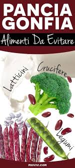 È consigliabile inoltre mangiare un solo tipo di carboidrati per pasto, introdurre un discreto apporto di fibre e bere acqua a sufficienza. Pancia Gonfia Alimenti Da Evitare Alimenti Cibo Alimenti Sani