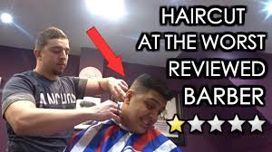 Complimentary brazilian waxing for guests with male anatomy Getting A Haircut At The Worst Reviewed Barber In My City London Youtube