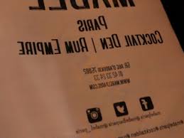 Mabel de Paris Carte