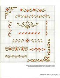 Μονογράμματα σταυροβελονιά (cross stitch monograms). 8 Cross Stitch Borders Ideas Cross Stitch Borders Cross Stitch Cross Stitch Border Pattern