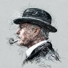10x10 Peaky Blinders Chester Campbell Scribble Fan Art Orig Digital Art Peaky Blinders Digital Art Art
