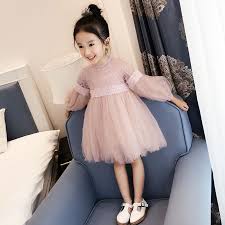 New 2017 Girls Lace Dress Children Voile Dress Kids Ball Gown Dress Baby Cute Dress Toddler Very Beautiful Dress 2 Dresses Kids Girl Childrens Dress Kids Gown