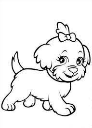Cute puppy coloring pages for kids : Coloring Pages For Girls Puppies Coloring Home