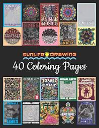 40+ color by number coloring pages for adults for printing and coloring. Sunlife Drawing 40 Coloring Pages The Best Collection From Color By Number One Color And Adult Coloring Books Drawing Sunlife 9798631344532 Amazon Com Books